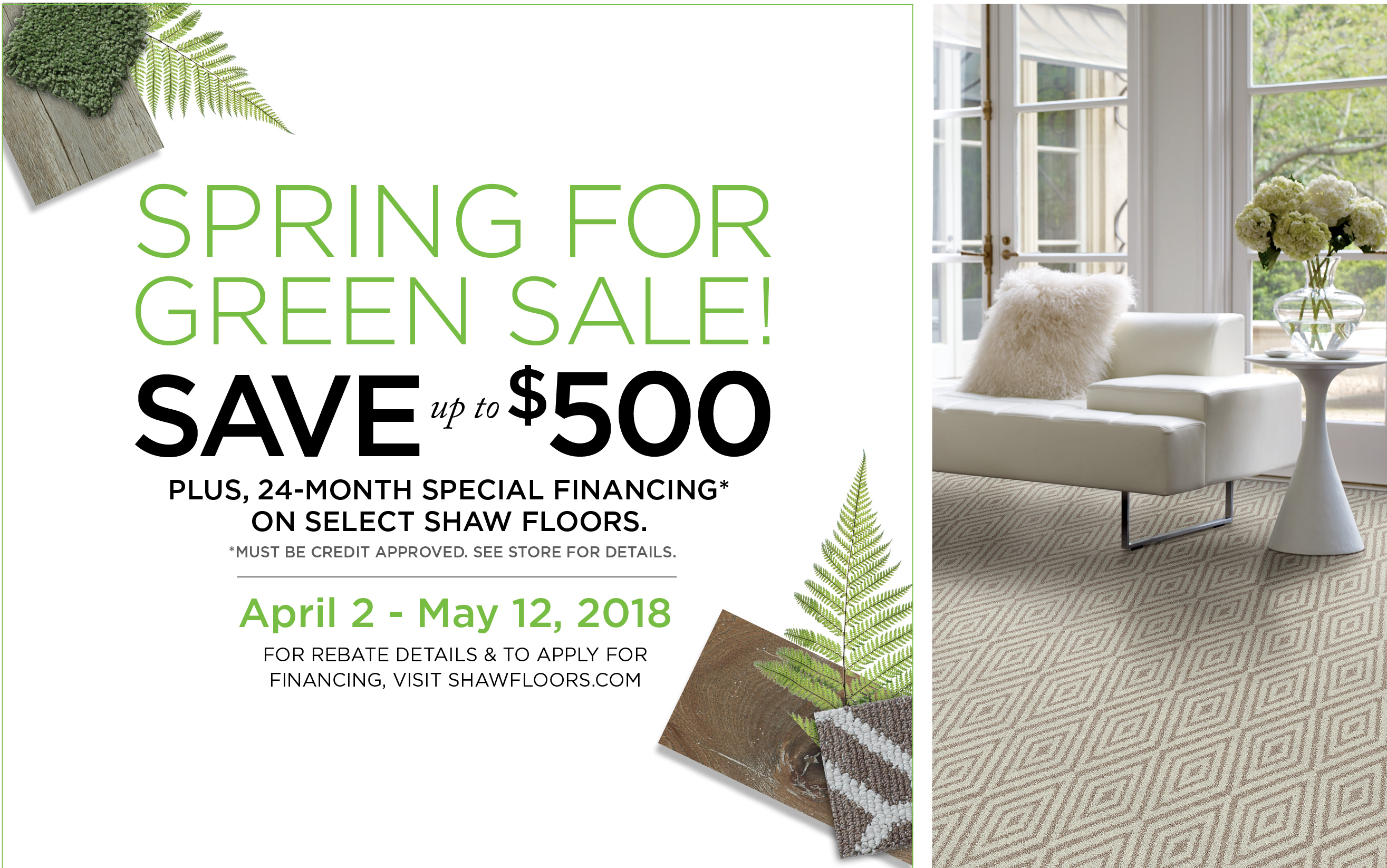 Shaw on Sale this Spring